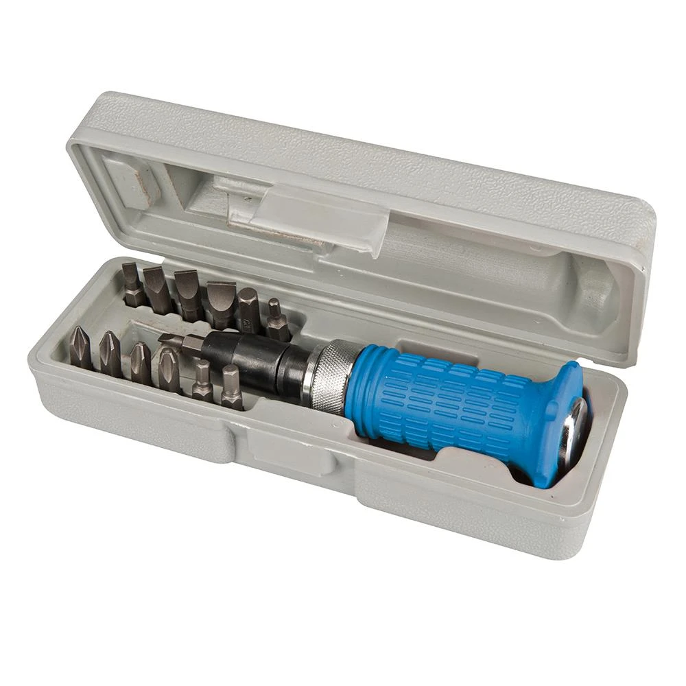 Silverline Coffret Complet De Tournevis à Frapper Avec Embouts. 14 Pcs 5 Silverline Coffret Complet De Tournevis à Frapper Avec Embouts. 14 Pcs – Image 3