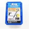 Vis Kreg 50 Mm Avec Filetage Grossier SML-C2 - Boite De 250 Vis 2 Vis Kreg 50 Mm Avec Filetage Grossier SML-C2 - Boite De 250 Vis -SILVERLINE Ventes Vis Kreg 50 mm SML C2 boite de 250 vis 1 2