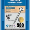 Vis Kreg SPS à Tête Cylindrique Et Pas Fin 19 Mm : Boite De 500 Vis No 6 X 3/4" -SILVERLINE Ventes Vis Kreg SPS 19 mm pas fin SPS F075 500