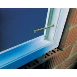 Vis à Béton Avec Tête Plate 7,5 X 152 Mm, 100 Pièces -SILVERLINE Ventes Vis a beton fixation portes fenetres mensuiserie