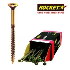 Vis à Charpente Rocket Torx T40 - Diamètre 8 Mm - DESTOCKAGE TOTAL -SILVERLINE Ventes Vis a charpente Rocket Embout Torx TX40 Diametre 8 m