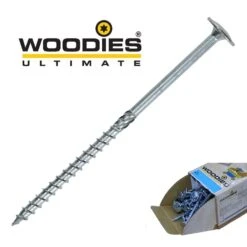 Vis Charpente à Tête Plate Large Rondelle 8 X 280 Mm, 50 Vis