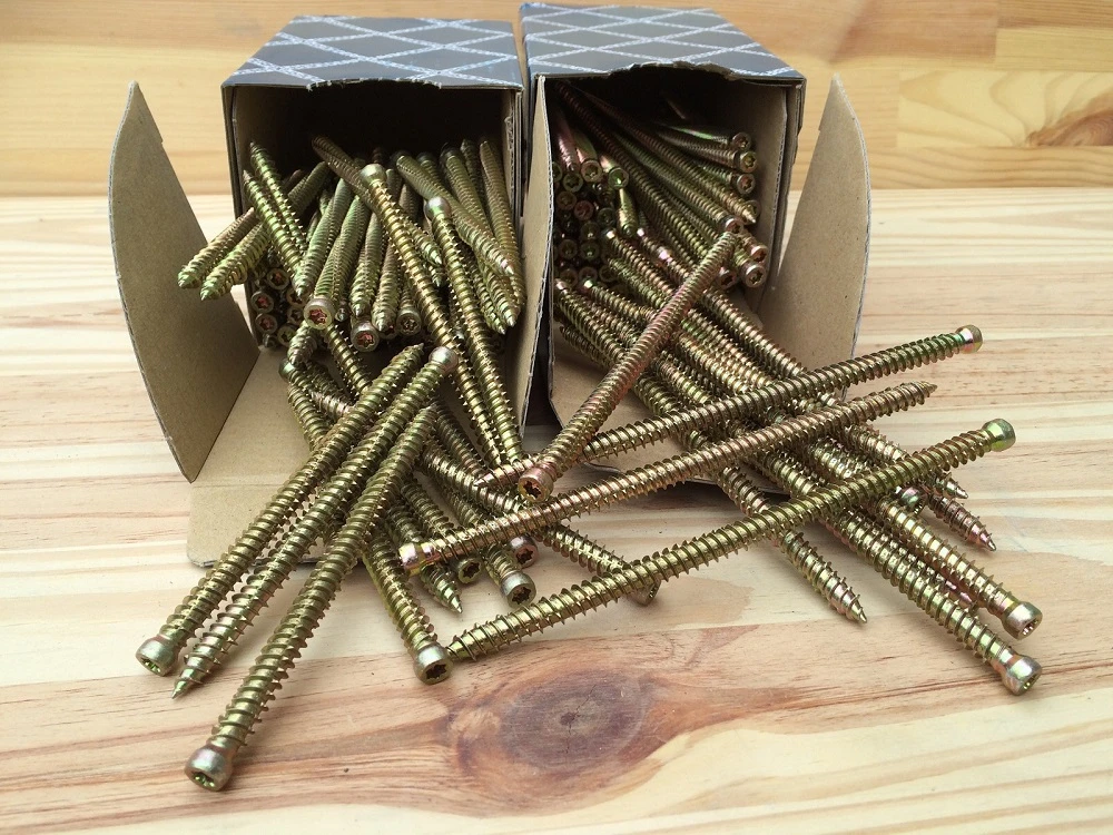 Vis à Béton Tête Cylindrique 7,5 X 152 Mm, 100 Pièces 4 Vis à Béton Tête Cylindrique 7,5 X 152 Mm, 100 Pièces – Image 2