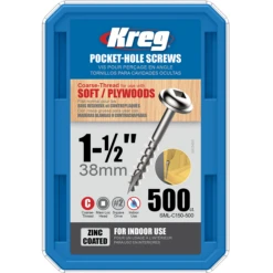 Vis Kreg 38 Mm Avec Filetage Grossier SML-C150 - Boite De 500 Vis