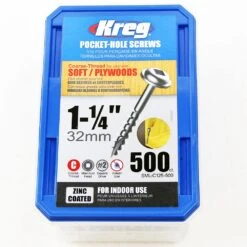 Vis Kreg 32 Mm Avec Filetage Grossier SML-C125-500-INT - Boite De 500 Vis