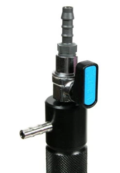 Sonde En Acier Inox 40 Cm Avec Vanne Et Double Sortie -SILVERLINE Ventes canne daspiration inox 40 cm pour detection containers