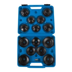 Silverline Kit De Cloches Pour Filtres à Huile 65 à 93 Mm -SILVERLINE Ventes cloches pour demontage de filtres a huile