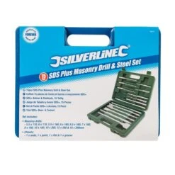 Silverline Coffret 15 Pièces De Forets Et Burins SDS-Plus -SILVERLINE Ventes coffret de forets et burins sds plus 15 pcs silverline 1 1