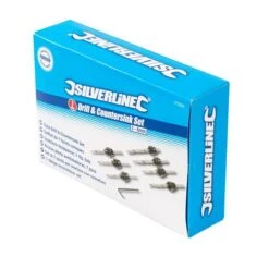 Silverline Coffret De Forets Pour Pré-trous De Vis Avec Fraisage De La Tête -SILVERLINE Ventes ensemble de forets fraiseurs pour trous de vis