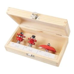 Silverline Coffret De 3 Fraises De Défonceuse Pour Portes à Panneaux