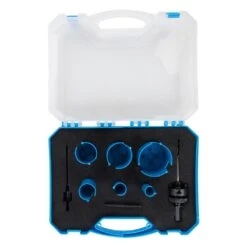 Silverline Kit Scie-cloche Carbure Multi-matériaux 19 à 57 Mm -SILVERLINE Ventes kit scie cloche tct silverline 547136