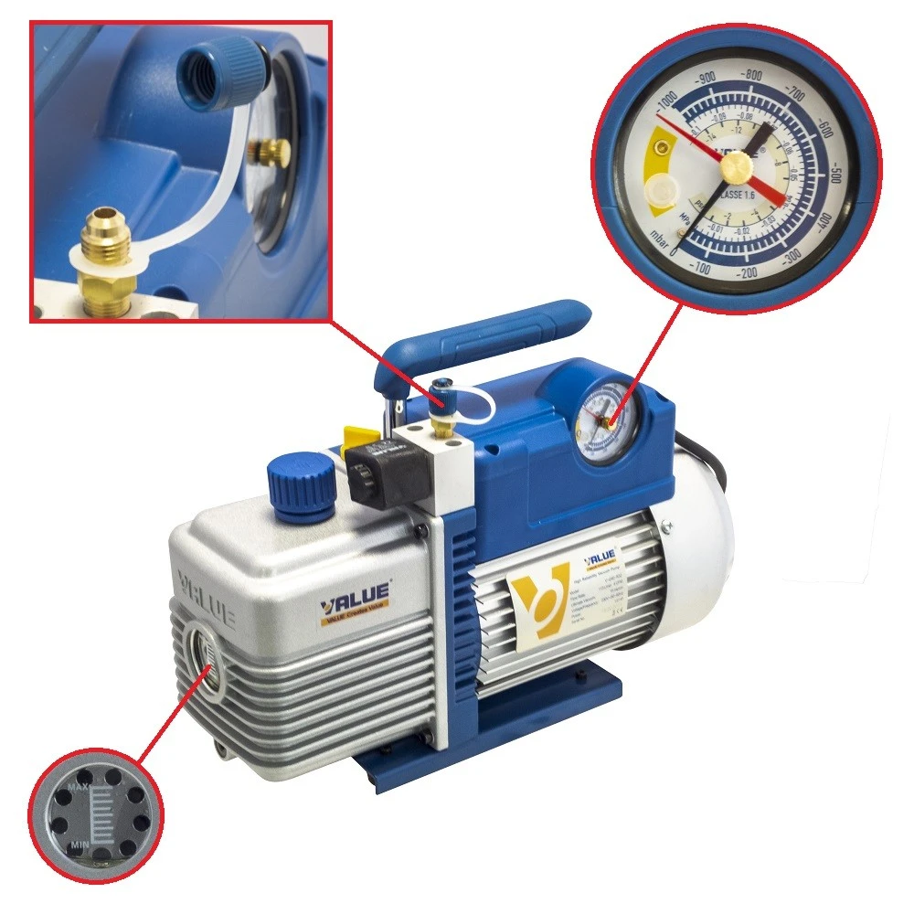 Pompe à Vide Pour R32 70 L/m Value V-i225-R32 5 Pompe à Vide Pour R32 70 L/m Value V-i225-R32 – Image 3
