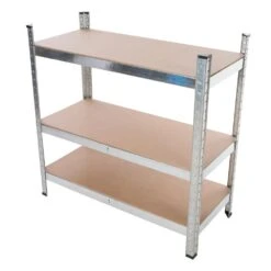 Silverline Rayonnage Modulaire à Monter Sans Vis - étagère De Rangement -SILVERLINE Ventes rayonnage silverline 666247 ean 5024763143311