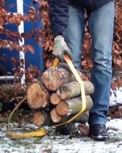 Sangle à Bois - Woodstrapper - Fendre Du Bois Facilement -SILVERLINE Ventes small logs A 1384436285